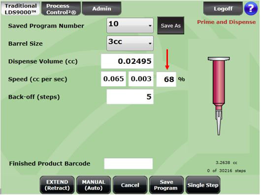 Percentage Speed Mode